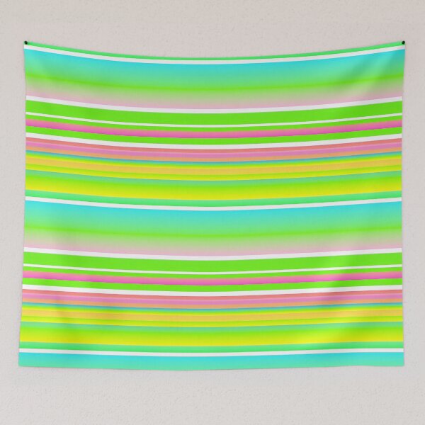 Item preview, Green pink stripes | multicolored stripes | multicolor striped designed and sold by lausn.