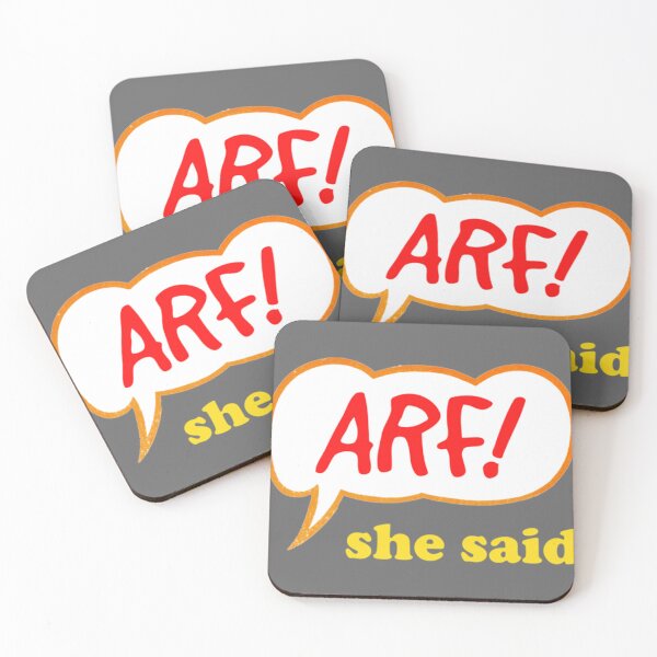 Item preview, Arf! She Said Essential designed and sold by AlizaBartoletti.