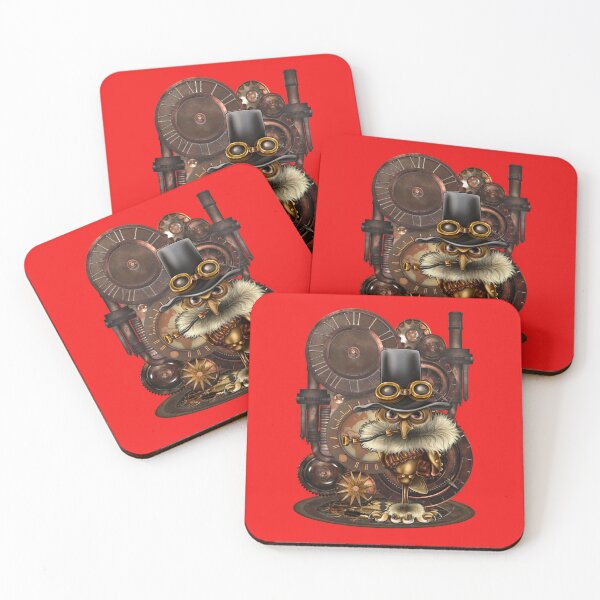 Item preview, Steampunk Owl, fantasy art designed and sold by LoneAngel.