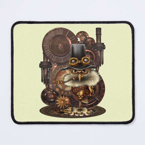 Item preview, Steampunk Owl, fantasy art designed and sold by LoneAngel.