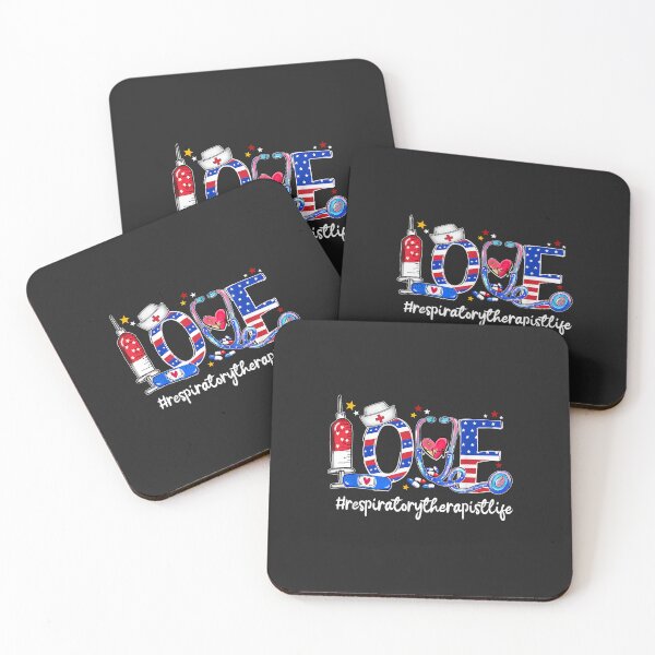 Item preview, LOVE Respiratory Therapist Patriotic 4th Of July designed and sold by Corelli87.