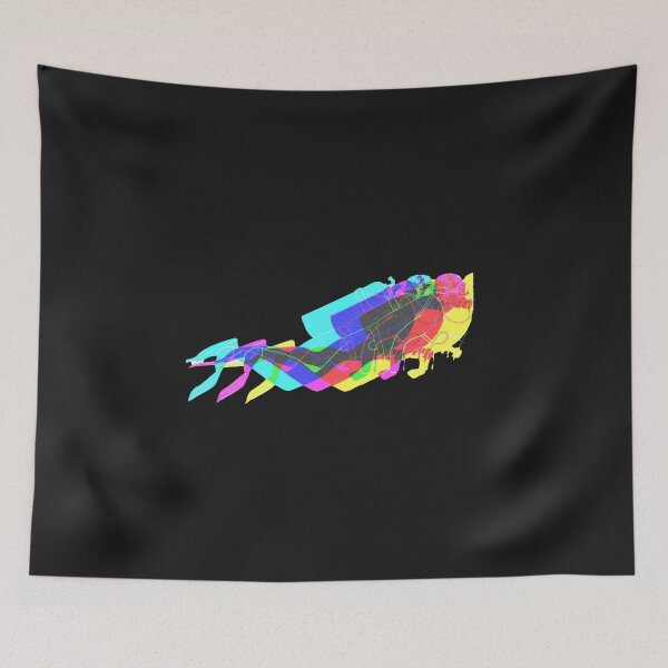 Item preview, Colorful Scuba Diver designed and sold by BrighterDaysCo.