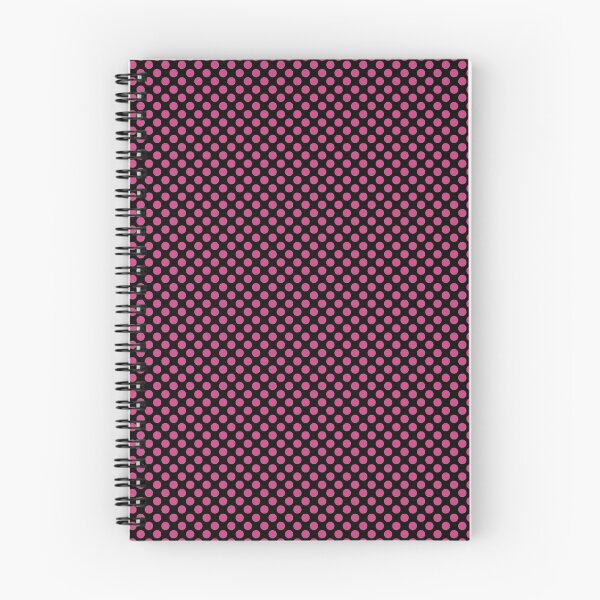 Item preview, Black and Raspberry Rose Polka Dots designed and sold by SaraValor.