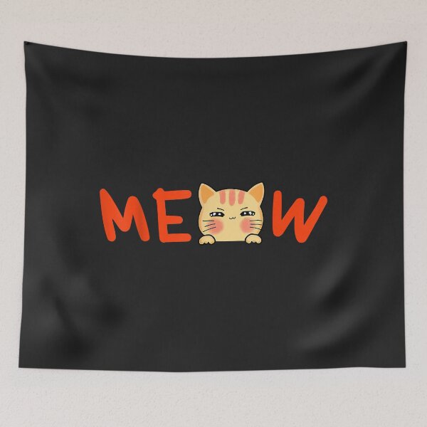 Item preview, Meow Cat Shirt Meow Kitty Funny Cats Mom And Cat Dad Kitten designed and sold by Corelli87.