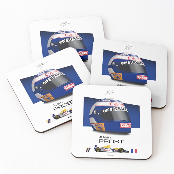Item preview, Alain Prost 1993 - Helmet and car Print designed and sold by JageOwen.