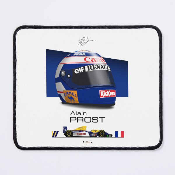 Item preview, Alain Prost 1993 - Helmet and car Print designed and sold by JageOwen.
