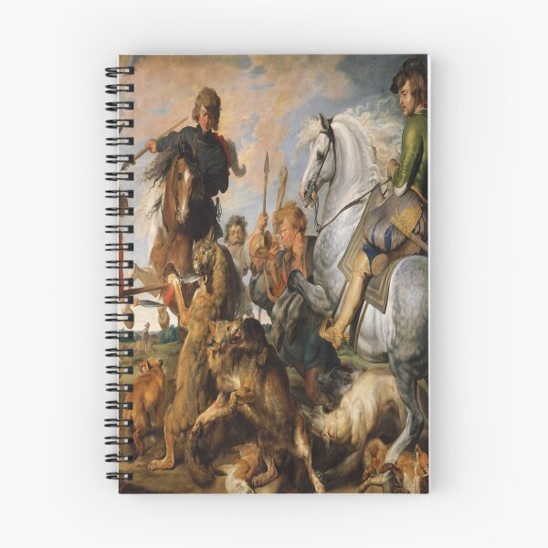 Item preview, Wolf and Fox Hunt-Peter Paul Rubens designed and sold by LexBauer.