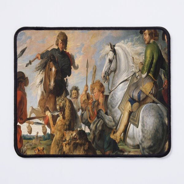 Item preview, Wolf and Fox Hunt-Peter Paul Rubens designed and sold by LexBauer.