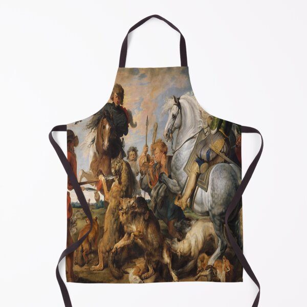 Item preview, Wolf and Fox Hunt-Peter Paul Rubens designed and sold by LexBauer.