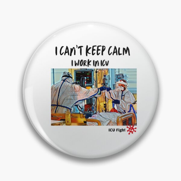 Item preview, I CAN'T KEEP CALM, I WORK IN A ICU TEAM designed and sold by ICU-FIGHT.
