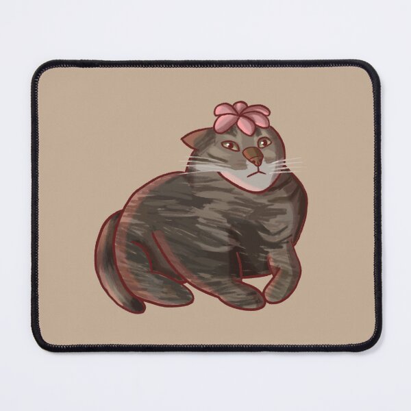 Item preview, Flower Cower Cat designed and sold by Stupickeroonies.