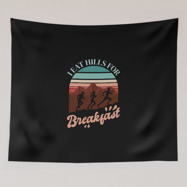 Item preview, I Eat Hills For Breakfast Trail Running Classic T-Shirt designed and sold by gloria1os.