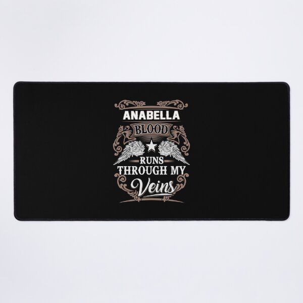Artikelvorschau, Anabella Name T Shirt - Anabella Blood Runs Through My Veins Gift Item Tee entworfen und verkauft von jazminprin.