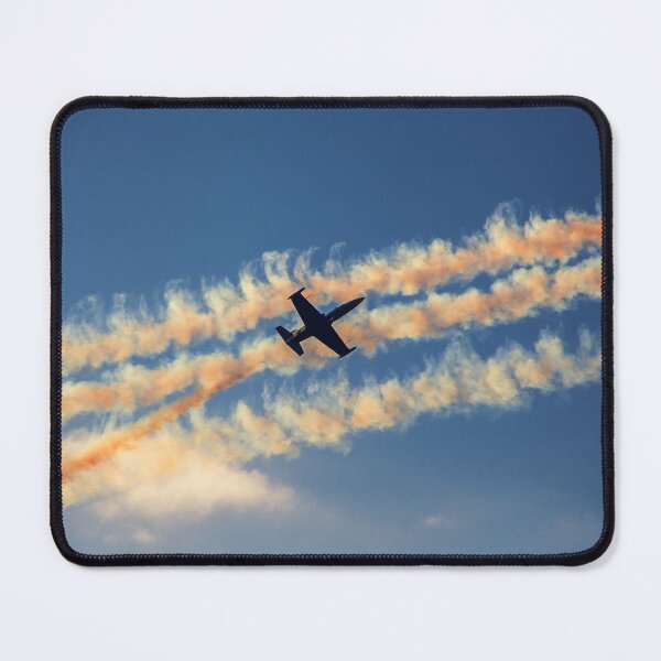 Item preview, Airplane performing aerobatics on the blue sky at airshow  designed and sold by Chris-Thodd.
