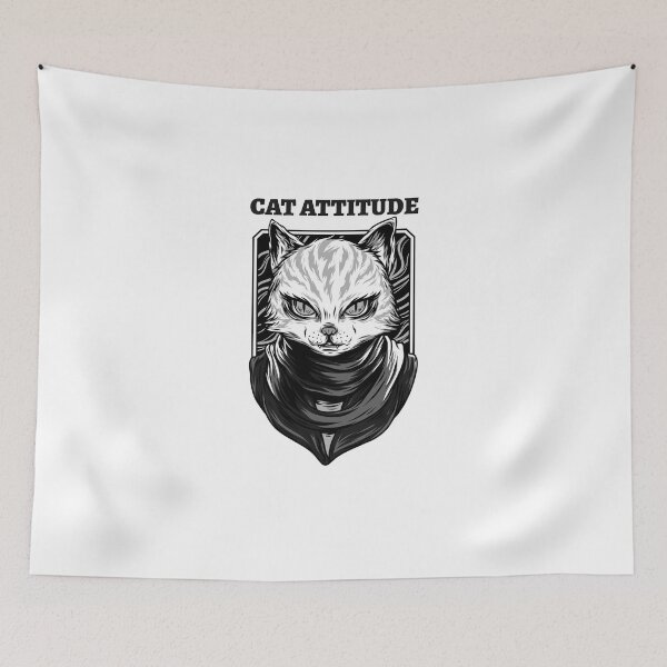 Item preview, Serious cat attitude designed and sold by CuteCatoShop.