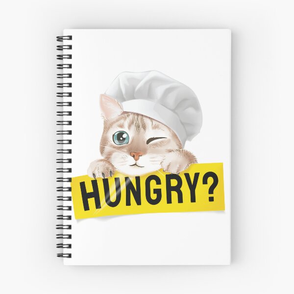 Item preview, Cute Adorable Kitty Cat Feline Hungry Chef designed and sold by ozunu.