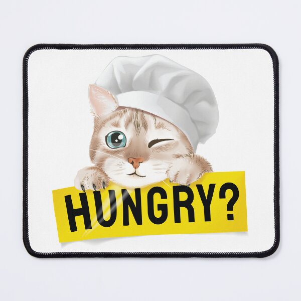 Item preview, Cute Adorable Kitty Cat Feline Hungry Chef designed and sold by ozunu.