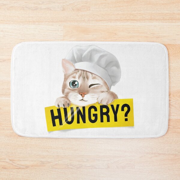 Item preview, Cute Adorable Kitty Cat Feline Hungry Chef designed and sold by ozunu.