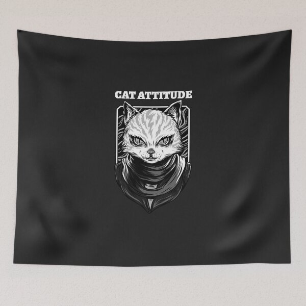 Item preview, Serious cat attitude designed and sold by CuteCatoShop.
