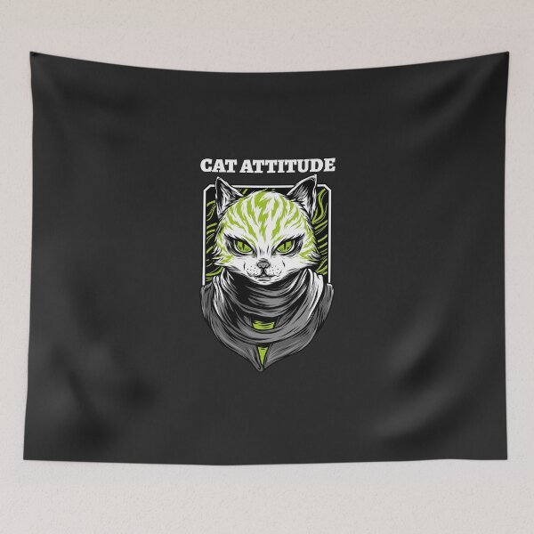 Item preview, Serious cat attitude designed and sold by CuteCatoShop.