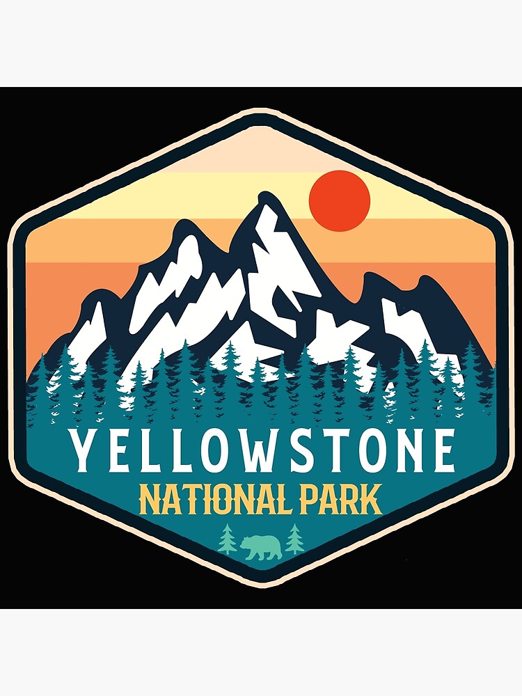 "Yellowstone National Park" Poster for Sale by ArtistSign Redbubble