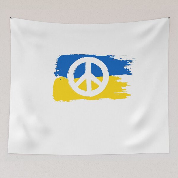 Item preview, Ukrainian Flag Peace for Ukraine designed and sold by lxmag.