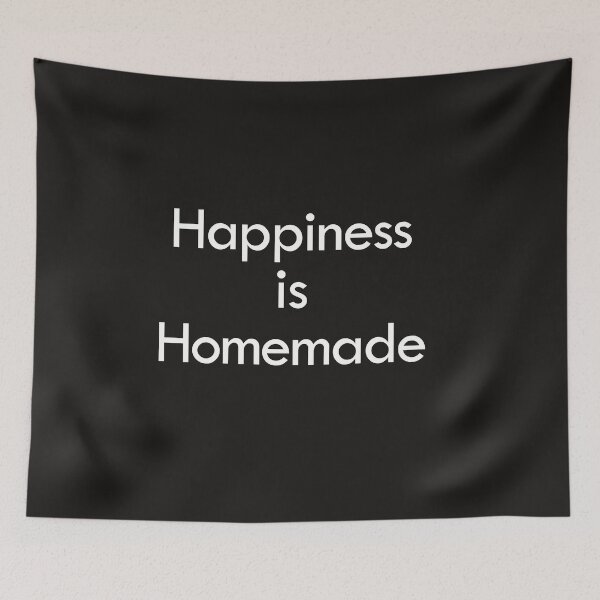 Artikelvorschau, Happiness is Homemade/ Typography entworfen und verkauft von VeenaNair23.