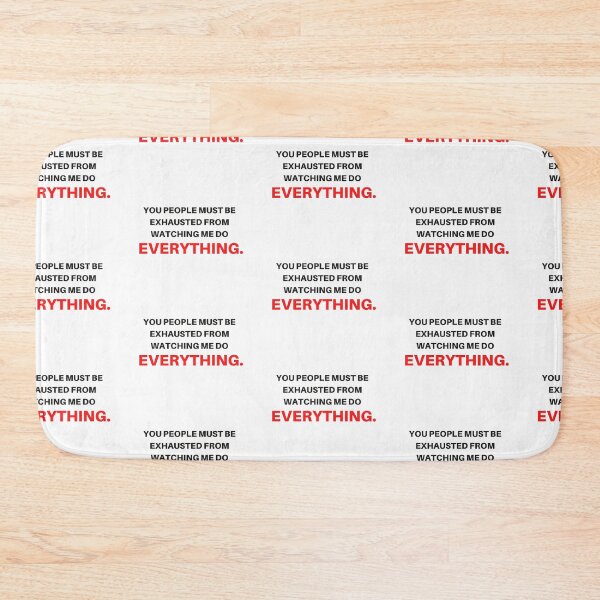 Item preview, You people must be exhausted watching me do everything. designed and sold by Sizwe Malindzisa.