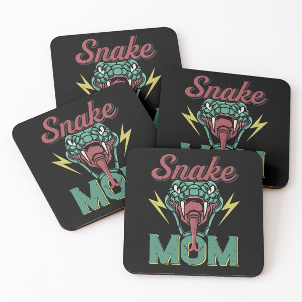 Item preview, Snake Mom Mother Of Funny Python Partnerlook Matching Gift Fitted T-Shirt designed and sold by contawana1s.