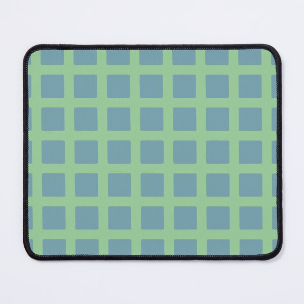 Item preview, Sky blue and mint green minimalist block check gingham pattern designed and sold by FrancesPoff.