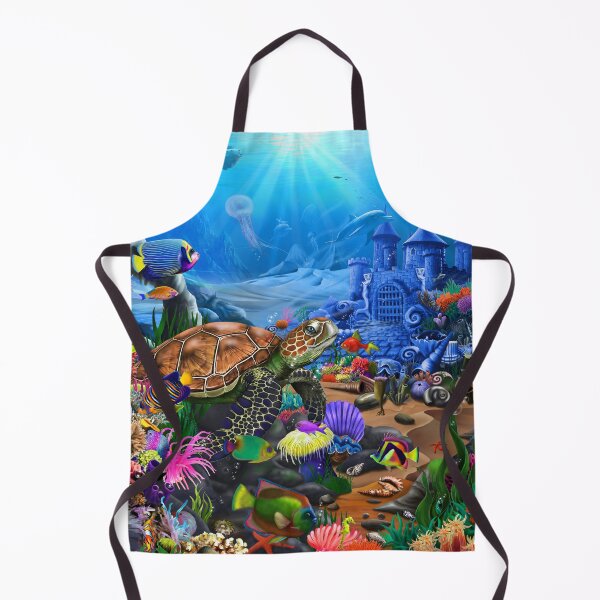 Item preview, Magical Undersea Turtle designed and sold by GeraldNewtonArt.
