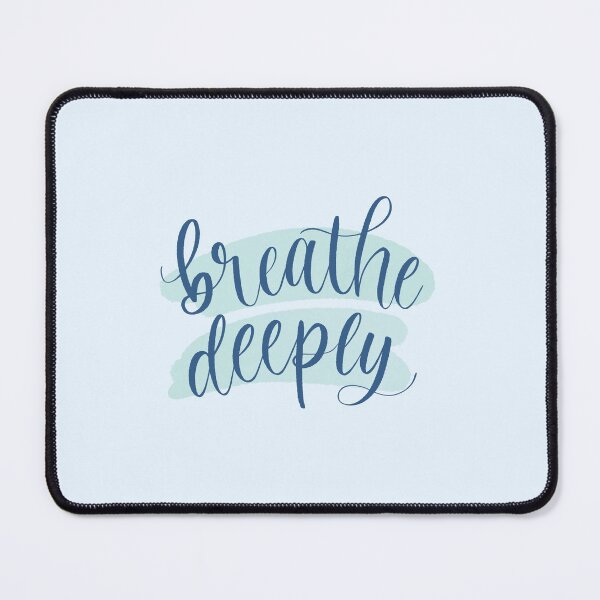 Item preview, Breathe Deeply Watercolour Affirmation designed and sold by TheBubblyType.