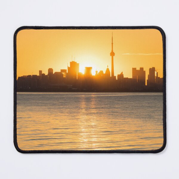 Item preview, Dual Sunpath - The Sun Rising Behind Toronto Distinctive Skyline designed and sold by Georgia Mizuleva.