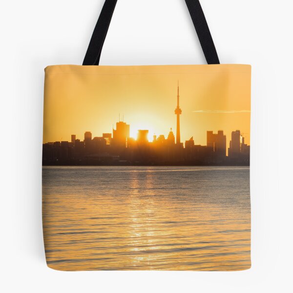Item preview, Dual Sunpath - The Sun Rising Behind Toronto Distinctive Skyline designed and sold by Georgia Mizuleva.