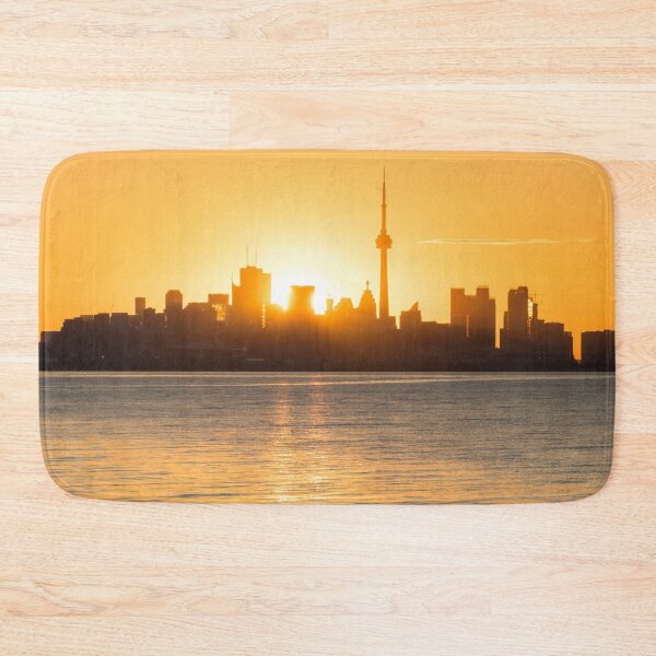 Item preview, Dual Sunpath - The Sun Rising Behind Toronto Distinctive Skyline designed and sold by Georgia Mizuleva.