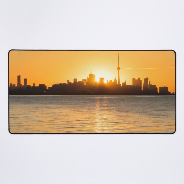 Item preview, Dual Sunpath - The Sun Rising Behind Toronto Distinctive Skyline designed and sold by Georgia Mizuleva.