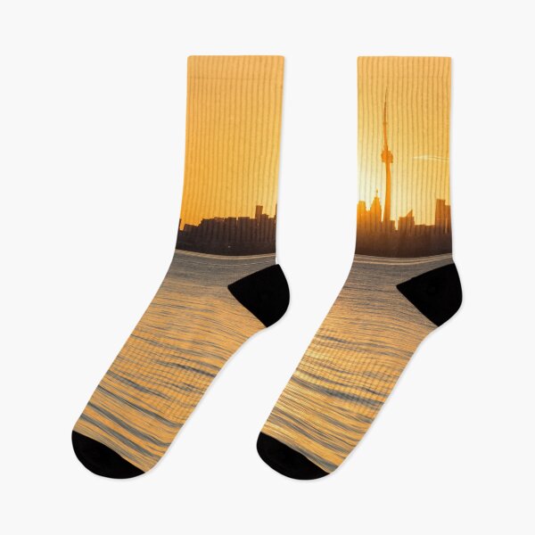 Item preview, Dual Sunpath - The Sun Rising Behind Toronto Distinctive Skyline designed and sold by Georgia Mizuleva.