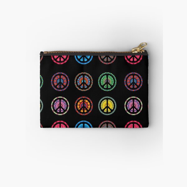 Item preview, CND Floral peace symbols sheet designed and sold by effervescence.