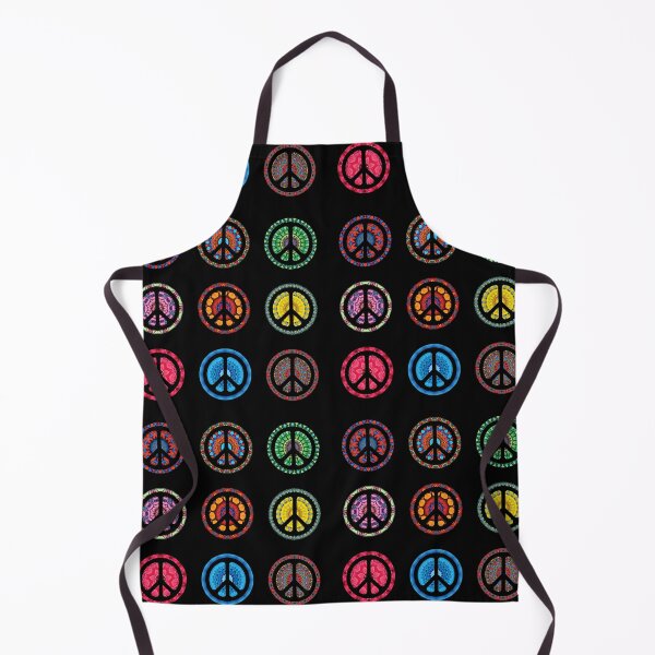 Item preview, CND Floral peace symbols sheet designed and sold by effervescence.