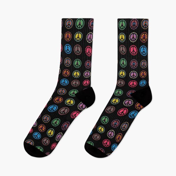 Item preview, CND Floral peace symbols sheet designed and sold by effervescence.