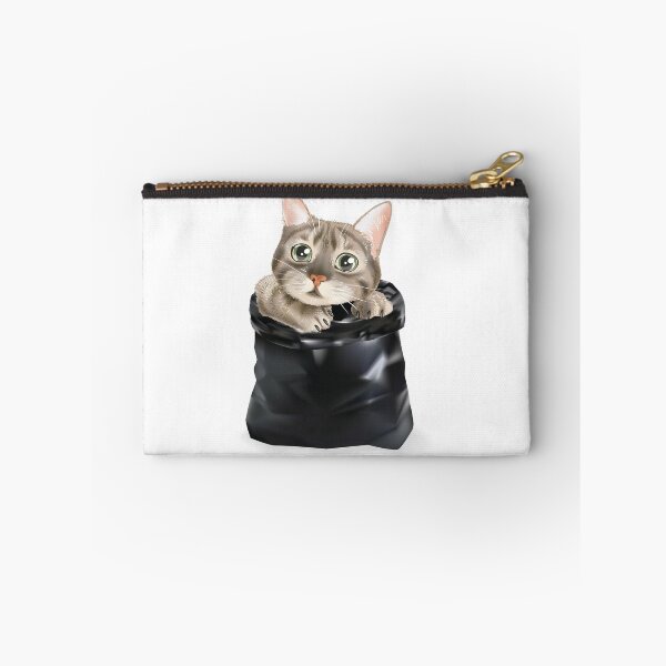 Item preview, Cute Adorable Kitty Cat Black Plastic Bag Recycle designed and sold by ozunu.