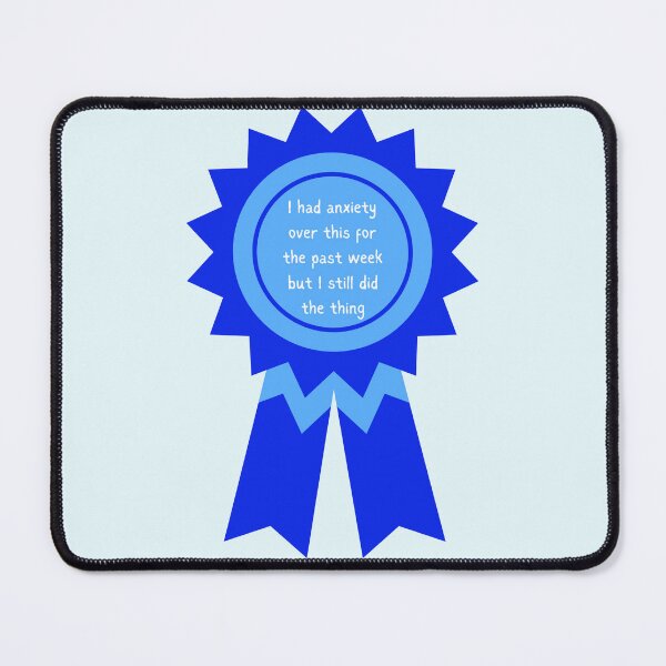 Item preview, Anxiety award designed and sold by Bookish Blossom.