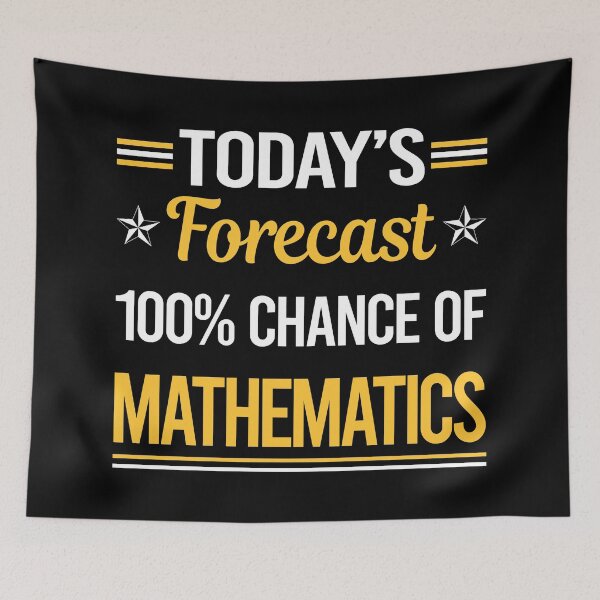 Item preview, Funny Today's Forecast Mathematics Math Maths designed and sold by TroyaBrewer.