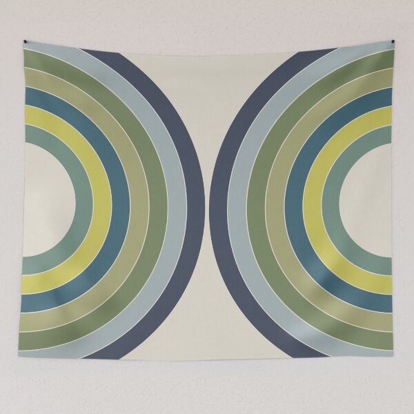 Item preview, Double semicircles in retro style designed and sold by BattaAnastasia.