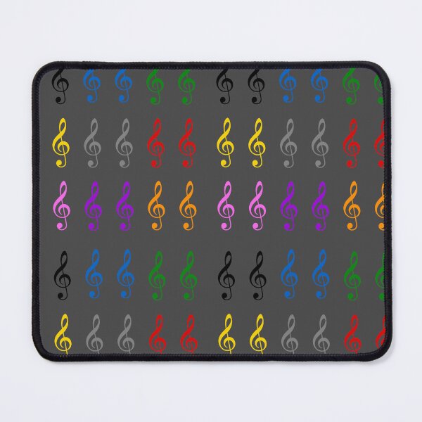 Item preview, Treble Clef symbols sheet in multiple colours designed and sold by effervescence.