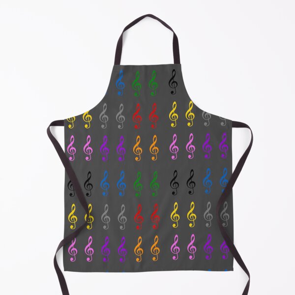 Item preview, Treble Clef symbols sheet in multiple colours designed and sold by effervescence.