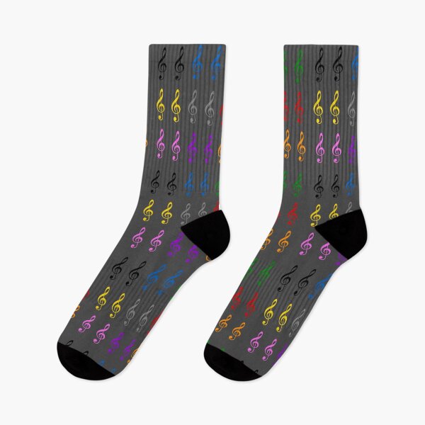 Item preview, Treble Clef symbols sheet in multiple colours designed and sold by effervescence.