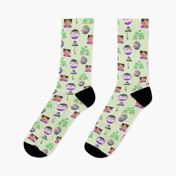 Item preview, Aroace Animals and Mushrooms Pride  designed and sold by ForTheFrogWar.