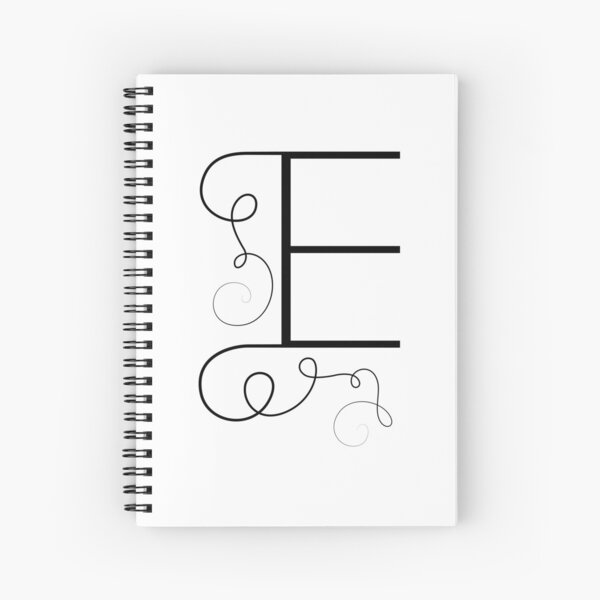 Item preview, Calligraphic letter E with flourishes of decorative whorls designed and sold by MadinaFatt.