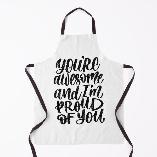 Artikelvorschau, You're Awesome & I'm Proud of You - Hand Lettering entworfen und verkauft von TheBubblyType.